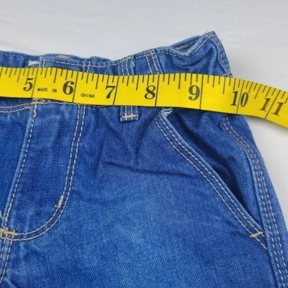 OshKosh Bgosh Toddler Girl Adjustable Waist Short Denim Jean Size 4